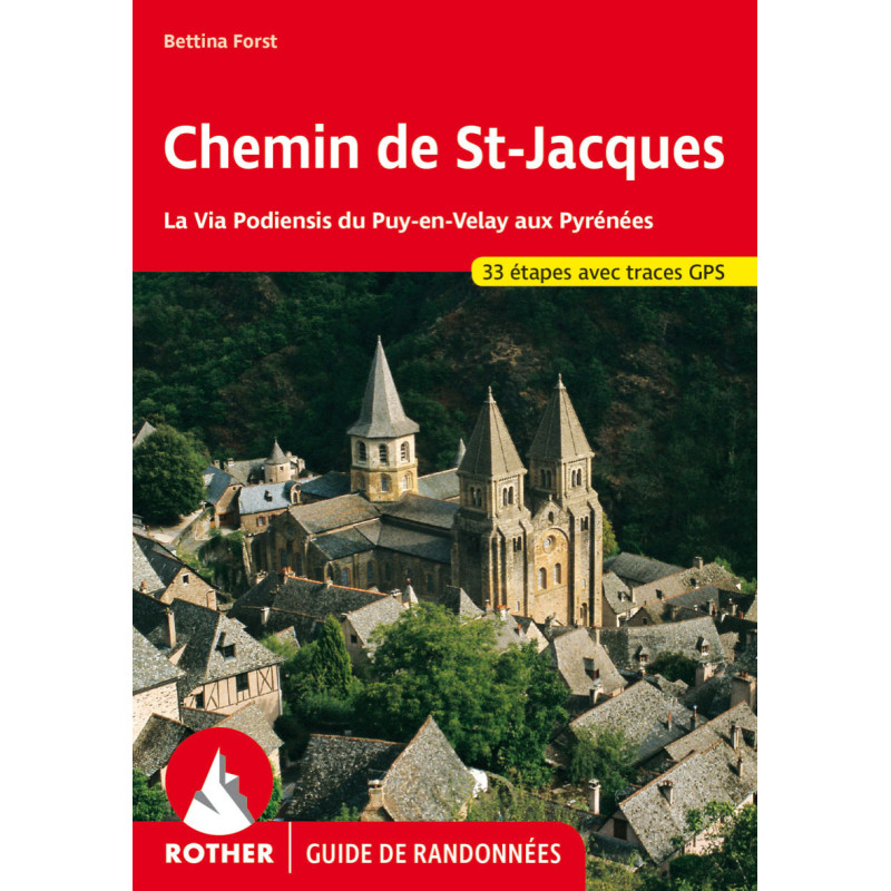 Carte randonnée CHEMIN DE ST JACQUES FRANCE (FR) GPS VIA PODIENSIS PUY EN VELAY PYR Carte randonnée CHEMIN DE ST JACQUES FRANCE (FR) GPS VIA PODIENSIS PUY EN VELAY PYR
