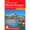 Carte randonnée CHEMIN PORTUGAIS (FR) PORTO A ST JACQUES DE COMPOSTELLE