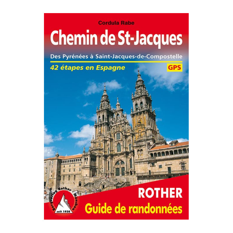 Carte randonnée CHEMIN ST JACQUES ESPAGNE (FR) DES PYRENEES A ST JACQUES DE Carte randonnée CHEMIN ST JACQUES ESPAGNE (FR) DES PYRENEES A ST JACQUES DE