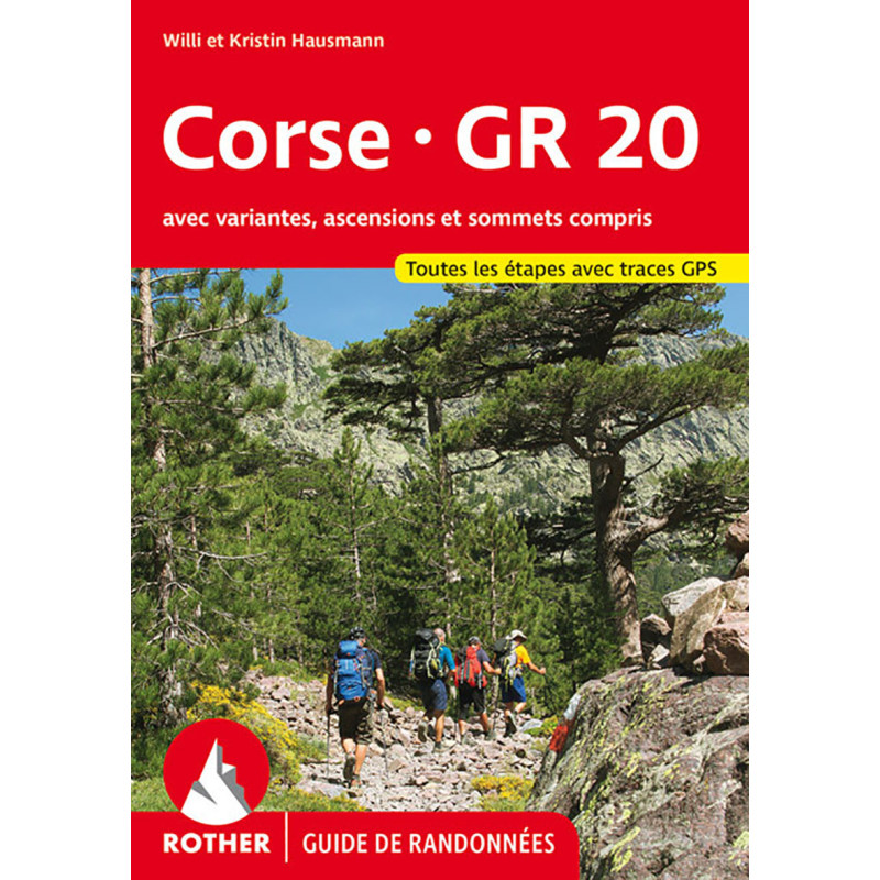 Carte randonnée CORSE-GR20 (FR)