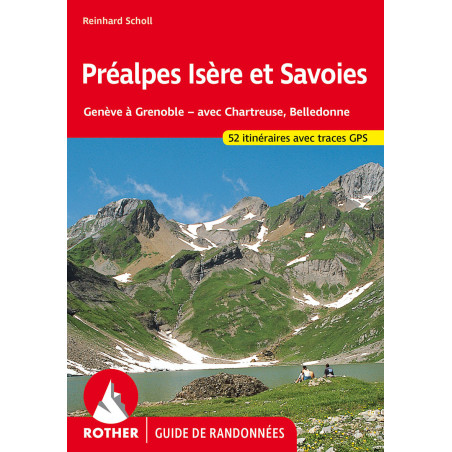 Carte randonnée PREALPES ISERE ET SAVOIES (FR) GENEVE A GRENOBLE-CHARTREUSE BELLEDONNE