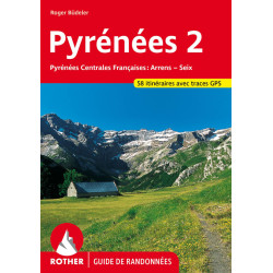 Carte randonnée PYRENEES 2 (FR)