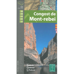 Carte randonnée CONGOST DE MONT-REBEI