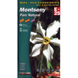 Carte randonnée MONTSENY (E-25)