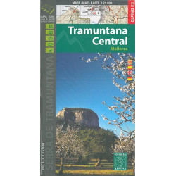 Carte randonnée TRAMUNTANA CENTRAL