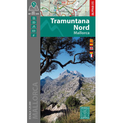 Carte randonnée TRAMUNTANA NORD MALLORCA