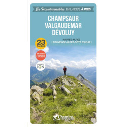 Carte randonnée CHAMPSAUR VALGAUDEMAR DEVOLUY