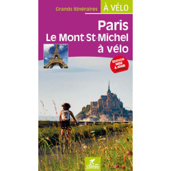 Carte randonnée PARIS MONT-ST MICHEL A VÉLO LA VÉLOSCENIE