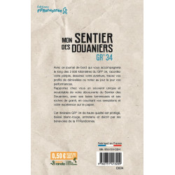 Carte randonnée GR34 MON SENTIER DES DOUANIERS C034 - CARNET DE RANDONNEE