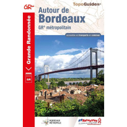 Carte randonnée AUTOUR DE BORDEAUX 3300