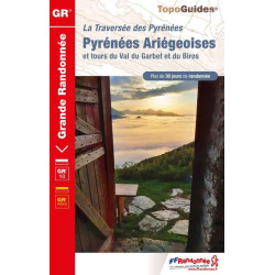 Carte randonnée GR10 PYRÉNÉES ARIEGEOISES 1090