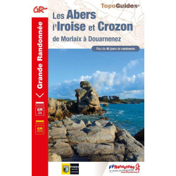 Carte randonnée GR34 LES ABERS, L'IROISE ET CROZON 347