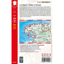 Carte randonnée GR34 LES ABERS, L'IROISE ET CROZON 347