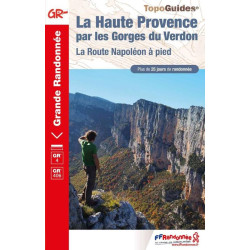 Carte randonnée GR4/GR406 HAUTE PROVENCE PAR GORGES DU VERDON 401