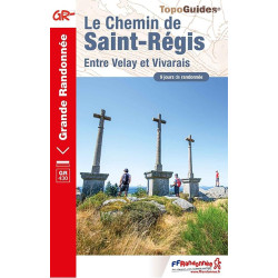 Carte randonnée GR430 LE CHEMIN DE SAINT RÉGIS 430