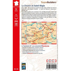 Carte randonnée GR430 LE CHEMIN DE SAINT RÉGIS 430