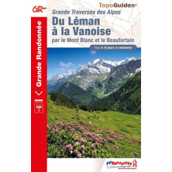 Carte randonnée GR5/GR5E DU LÉMAN À LA VANOISE 504