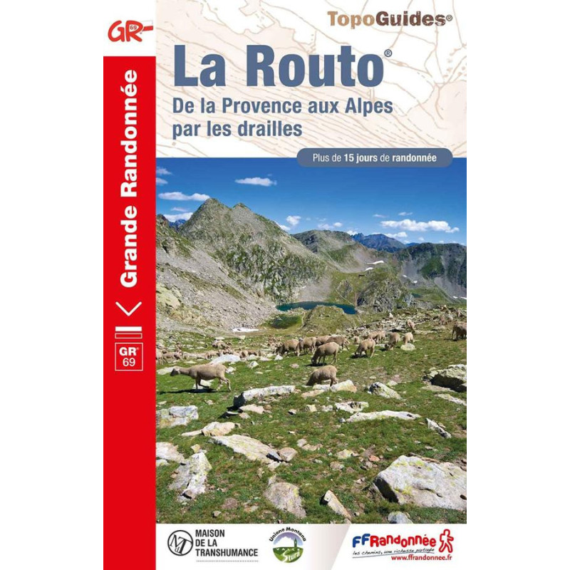 Carte randonnée GR69 LA ROUTO DE LA PROVENCE AUX ALPES PAR LES DRAILLES 690