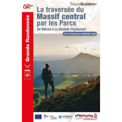 Carte randonnée GR7 TRAVERSÉE DU MASSIF CENTRAL PAR LES PARCS 7001