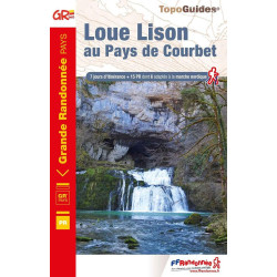 Carte randonnée GRP LOUE LISON AU PAYS DE COURBET 2501