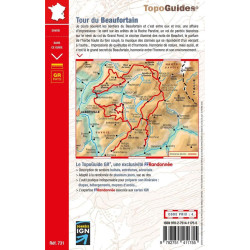 Carte randonnée GRP TOUR DU BEAUFORTAIN 731
