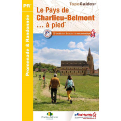 Carte randonnée CHARLIEU & BELMONT-DE-LA-LOIRE A PIED P423