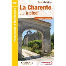 Carte randonnée D016 LA CHARENTE .....A PIED 29 PROMENADES & RANDONNEES