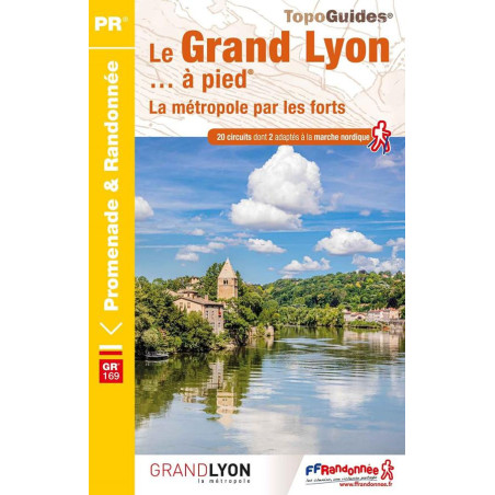 Carte randonnée GR169 LE GRAND LYON À PIED P692