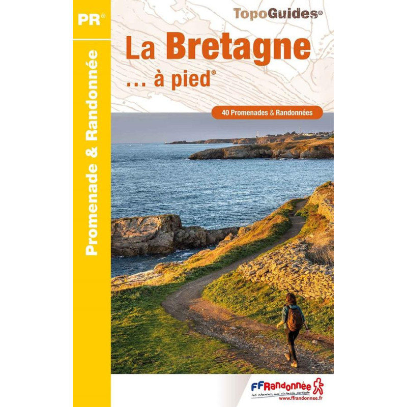 Carte randonnée LA BRETAGNE A PIED RE10 Carte randonnée LA BRETAGNE A PIED RE10