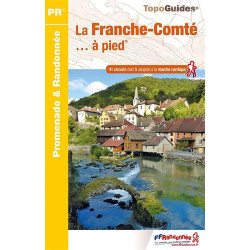 Carte randonnée LA FRANCHE-COMTE A PIED RE06