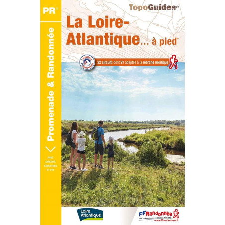 Carte randonnée LA LOIRE-ATLANTIQUE À PIED D044