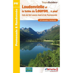 Carte randonnée LA VALLEE DE LOURON A PIED ST06 LOUDENVIELLE
