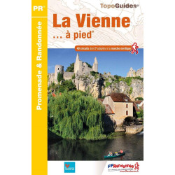Carte randonnée LA VIENNE A PIED D086