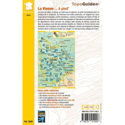 Carte randonnée LA VIENNE A PIED D086
