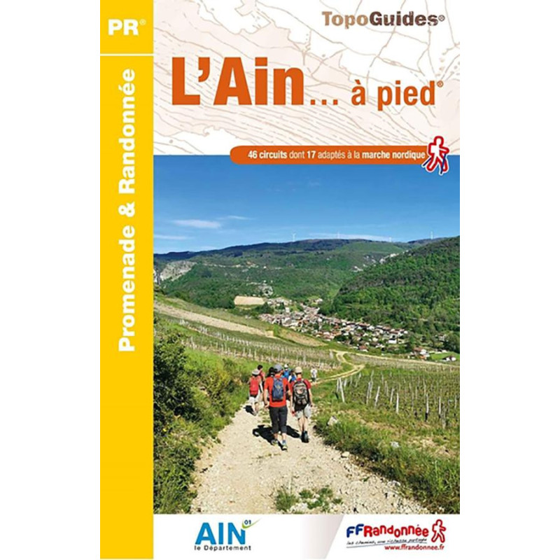 Carte randonnée L'AIN A PIED D001 Carte randonnée L'AIN A PIED D001