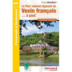 Carte randonnée LE PARC NATUREL REGIONAL DU VEXIN FRANCAIS A PIED PN14
