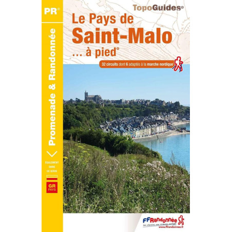 Carte randonnée LE PAYS DE SAINT MALO A PIED P351