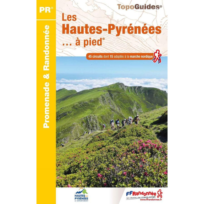 Carte randonnée LES HAUTES PYRENEES A PIED D065