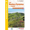 Carte randonnée LES HAUTES PYRENEES A PIED D065