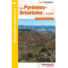 Carte randonnée LES PYRENEES ORIENTALES A PIED D066
