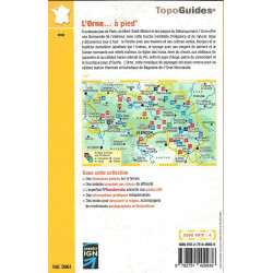 Carte randonnée L'ORNE A PIED D061