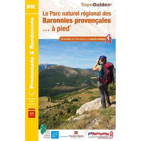 Carte randonnée PNR DES BARONNIES PROVENCALES A PIED PN19