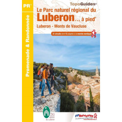 Carte randonnée PNR DU LUBERON A PIED PN01