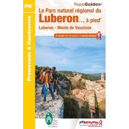 Carte randonnée PNR DU LUBERON A PIED PN01