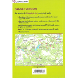 Carte randonnée DANS LE VERDON 30 BALADES