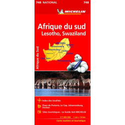 Carte routière michelin AFRIQUE DU SUD 748