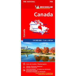 Carte routière et touristique MICHELIN - CANADA  mic766