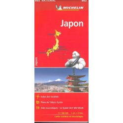 Carte routière et touristique MICHELIN -  JAPON - mic870