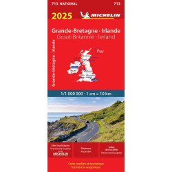 Carte routière et touristique MICHELIN - 713 GRANDE BRETAGNE IRLANDE
