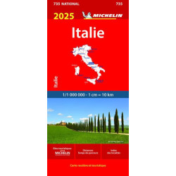 Carte routière et touristique MICHELIN - 735 ITALIE
